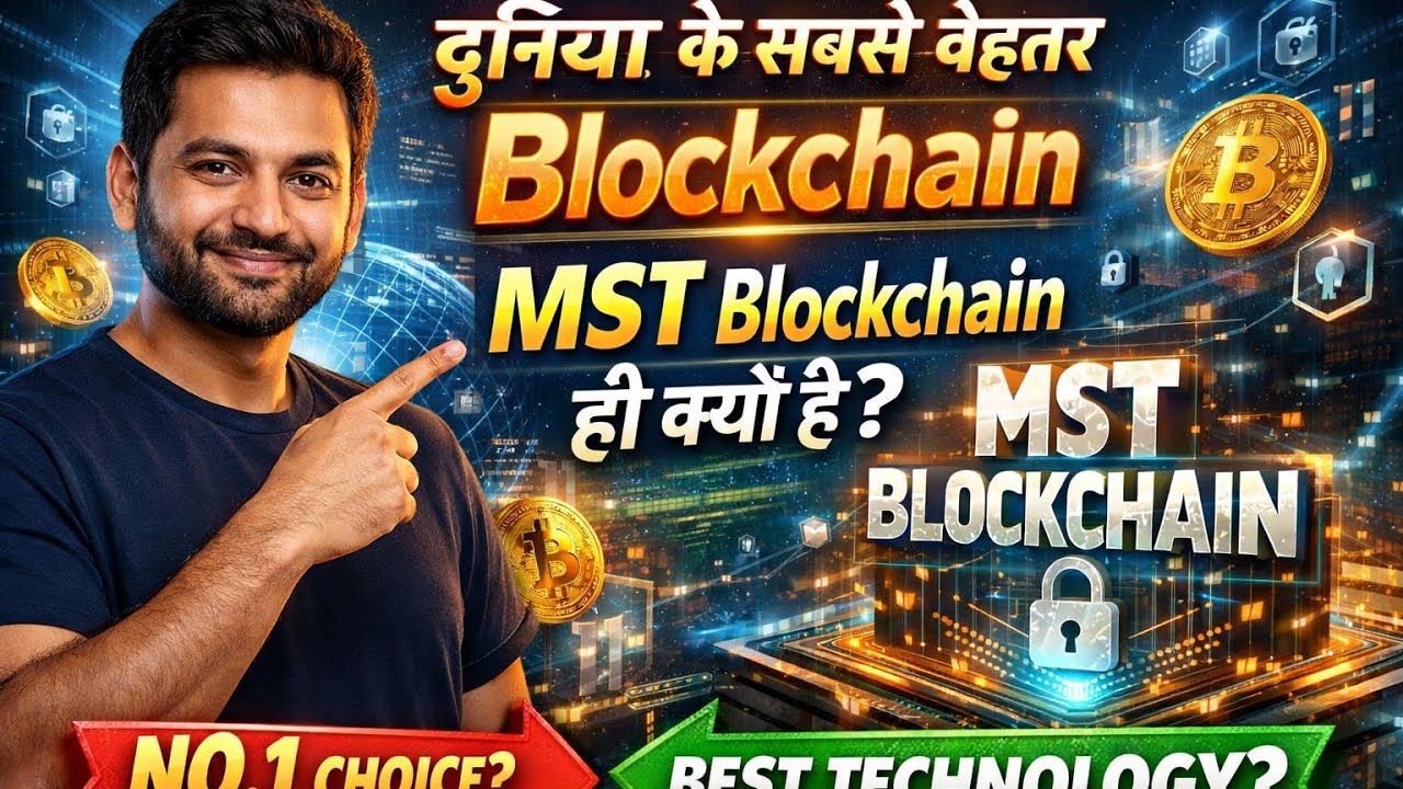 दुनिया के सबसे बेहतर Blockchain MST Blockchain ही क्यों हैं? Begginer जरूर देखें 