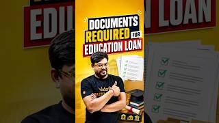 Documents Required for Education Loan in 2026! #jee #jeemains #documents #loan #education #shorts