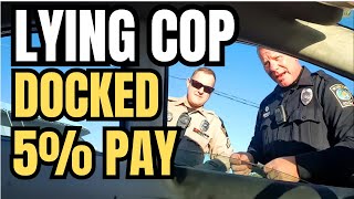 Sergeant Demoted and Pay Cut for Lying to a Lawyer