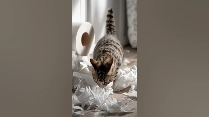 Video 11146491: toilet cat cute kitten, cat animals kitten cutecat, cat kitten cutecat funny, kitten cute cat eating, toilet roll, cute hilarious cats, cat loves playing