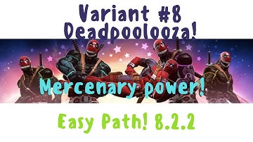 Variant #8 2.2 Easy Path with Domino and Hitmokey - Marvel Contest of Champions