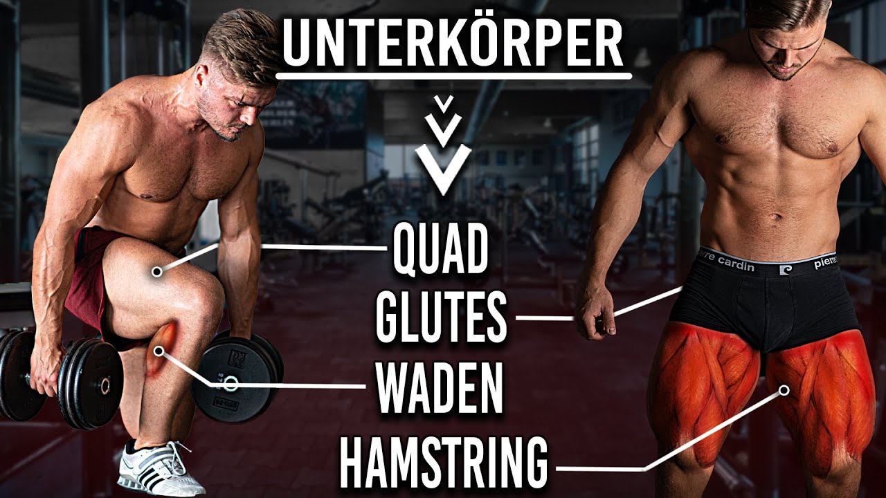 Das BESTE Unterkörper Training für Muskelaufbau