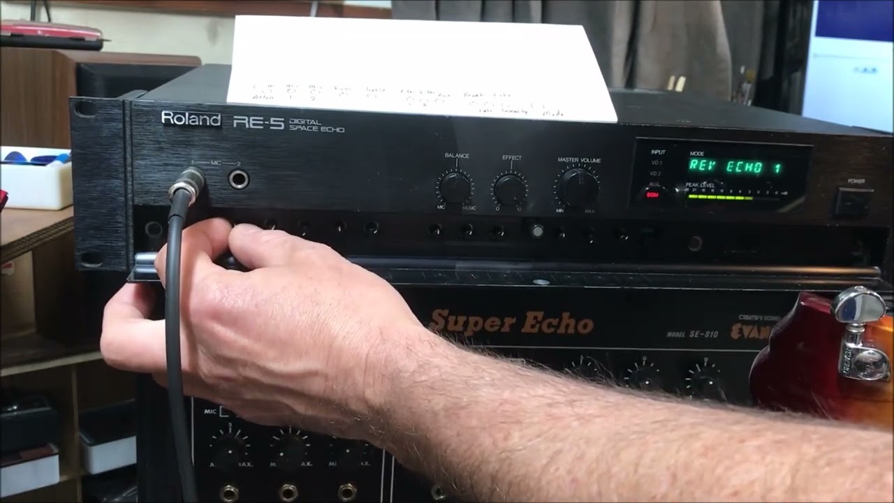 Roland ローランド RE-5 デジタル スペース エコー Roland Space echo RE-5 demo- Japanese only Roland offering
