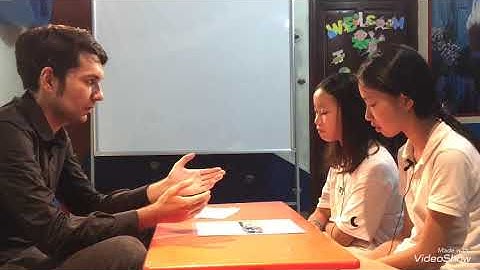 Thanh Vân - Hải Yến - Test speaking-Hệ thống Anh ngữ Quốc tế Nemo - Tiếng Anh trẻ em 4-15 tuổi.