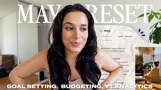 MAY RESET | goal setting, budgeting, youtube analytics & my income streams tracker