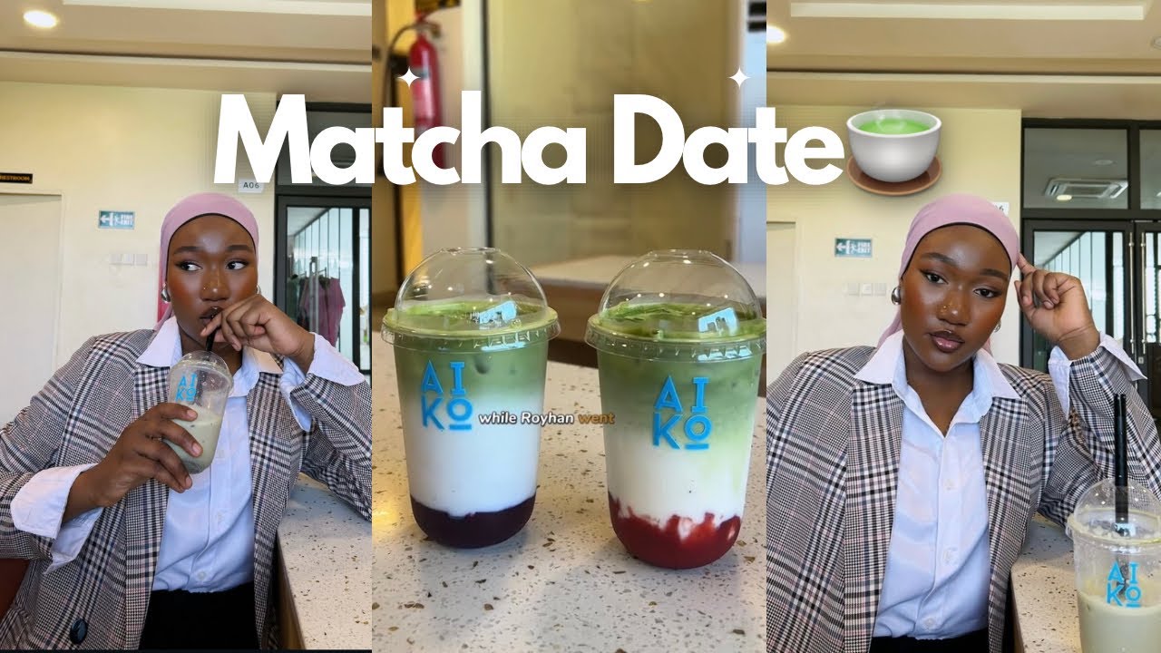 I tried the most “disgusting” drink for the first time/ Matcha Date Vlog🍵