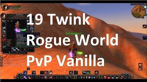 Vanilla WoW Level 19 Twink World PvP (Nostalrius)