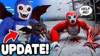 NEW BLOOD BAT GUN UPDATE is TERRIFYING in Scary Baboon! (Scary Baboon VR)
