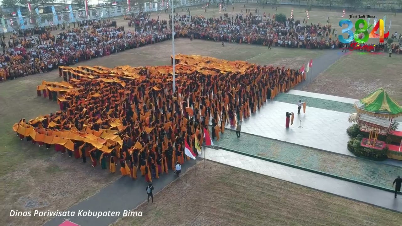 Tari Kolosal Tembe Nggoli Monca (Hari Jadi Bima ke-384) 5 Juli 2024