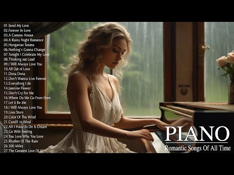 Best Relaxing Piano Love Songs Playlist - Most Beautiful Piano Instrumental Love Songs Of All Time