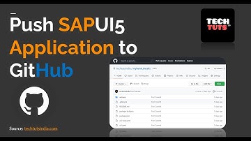 Push SAPUI5/ Fiori to GitHub Master branch #sapui5  #sapfiori  #github #github #sap #sbas