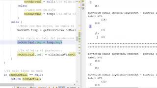 AVL - Código Parte 2 (Búsqueda + Eliminación + Rotaciones + Imprimir)