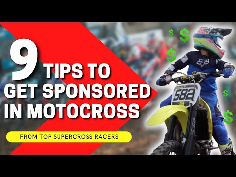 How To Get SPONSORED in 2021 From Top Supercross Racers | 9 TIPS TO GET YOU SUPPORT!