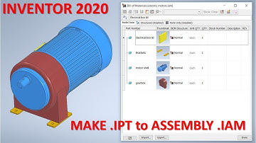 Inventor 2020 Tutorial #154 | Assembly - Make Component form Solid Part multi body
