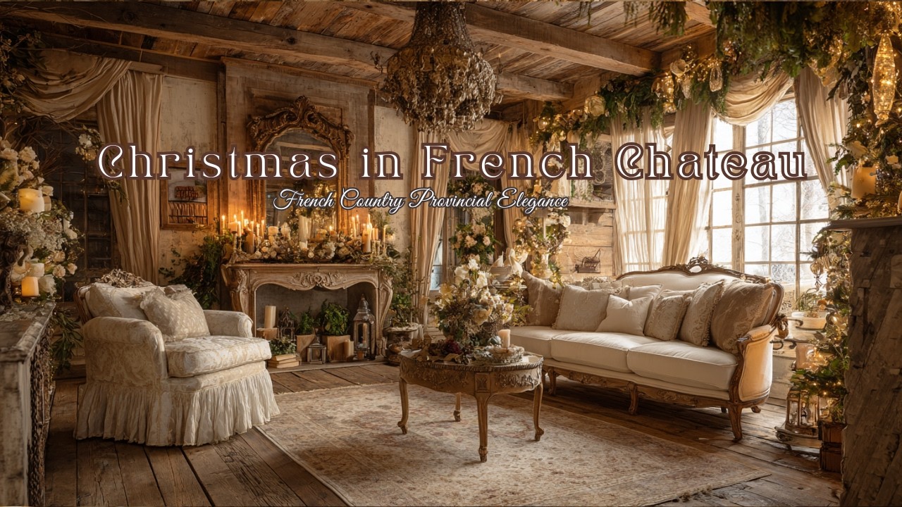 🎄Christmas in French Chateau: Timeless Holiday Decor Ideas for Every ...
