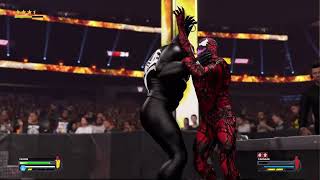 Venom vs Carnage WWE2K24 TLC Match Ultimate Destruction