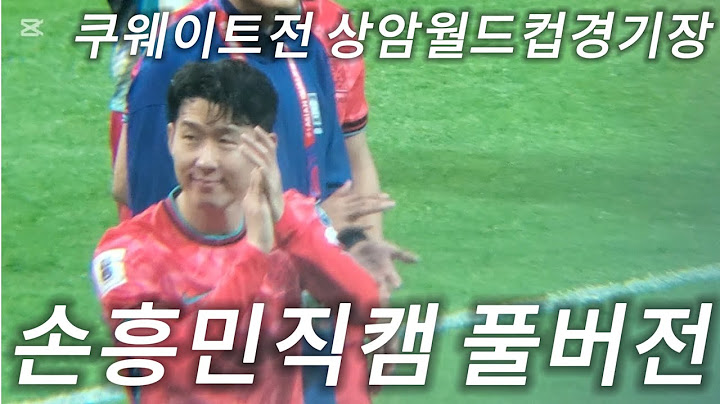 대한민국vs쿠웨이트 직캠 손흥민 생생한 직캠!! #손흥민