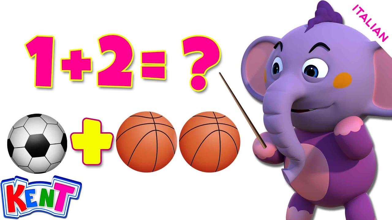 Kent l'elefante | imparare la matematica | video educativi per bambini | video di cartoni animati