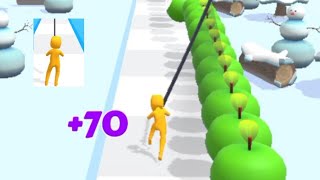 Slicy run game Play Walkthrough all levels IOS and android screenshot 2