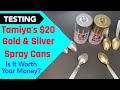 Testing Tamiya's $20 Gold & Silver Spray Cans - Is It Worth Your Money ??