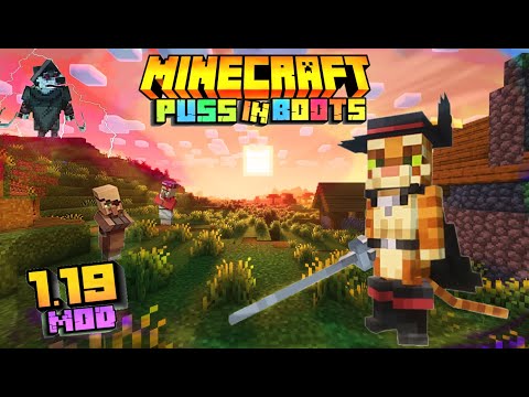 Видео: Моды на майнкрафт 1.19 / Лучшие моды для выживания 1.19 / Puss in boots mod 1.19