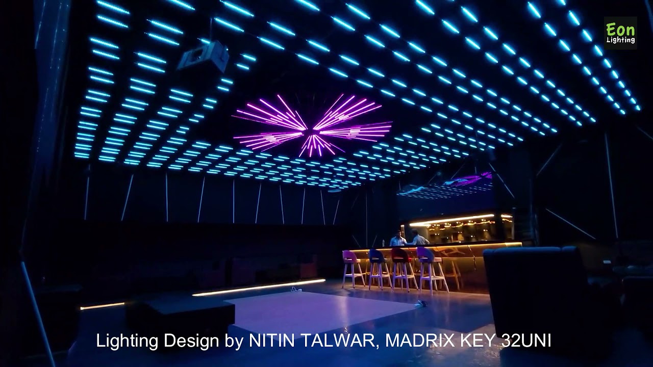 HANGOVER CLUB MI BARS pixel lighting design by NITIN TALWAR Mi bar
