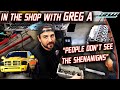 What Happens at Greg Alberalla's Shop? "Behind The Scenes" of Filming! (Cummins Head Gasket Job)