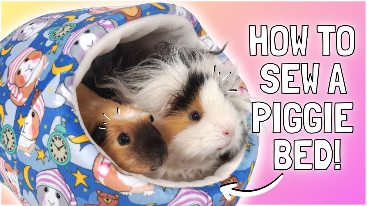 Make Your Own Guinea Pig 'Slipper Snug' Bed: Full Tutorial and Sewing ...
