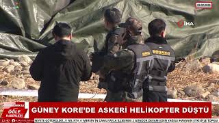 Güney Korede Askeri Helikopter Düştü 2 Ölü