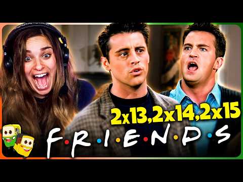 FRIENDS SEASON 2 Episodes 13, 14 & 15 REACTION! | First Time Watch!