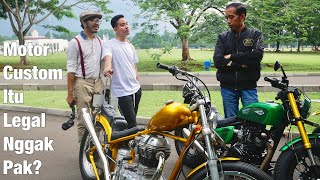 Ngobrolin Motor Kustom Sama Pak Presiden Jokowi