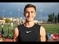 Seth Johnson (Cajon HS) wins boys track &amp; field pentathlon at 2022 California Winter Championships.