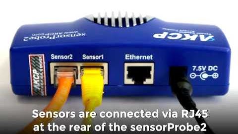 Server Rack Temperature and Humidity Sensor