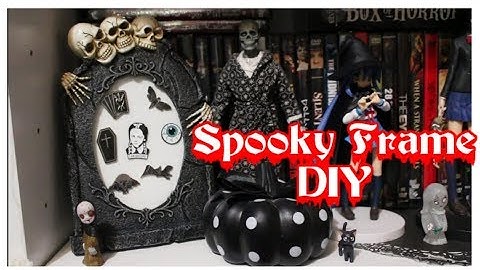 Spooky Halloween Enamel Pin DIY Frame Display!