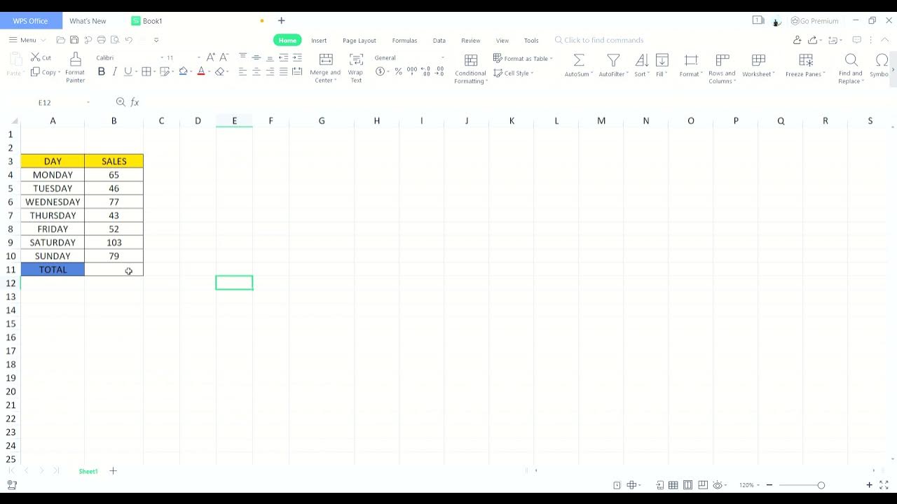 How to do summation in spreadsheet youtube