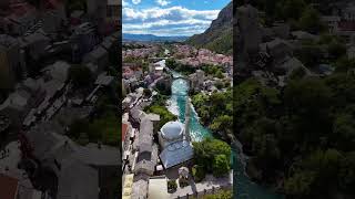 😎✌️🇧🇦#frying #bosna #mostar#starimost#neretva#video#dron#frying