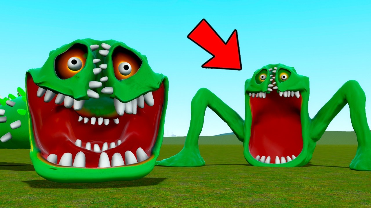 NEW ROBLOX HUNGRY WORM PHASE 3 VS HUNGRY SEA EATER WORM In Garry's Mod!