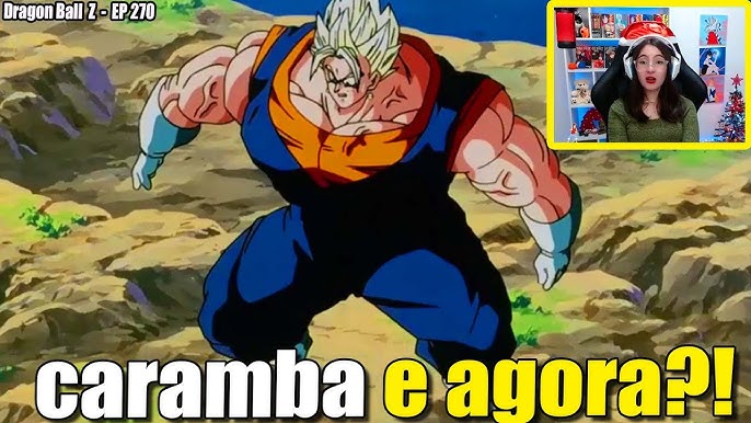 cátia vendo GOHAN VS MAJIN BOO (Dragon Ball Z EP 263) 