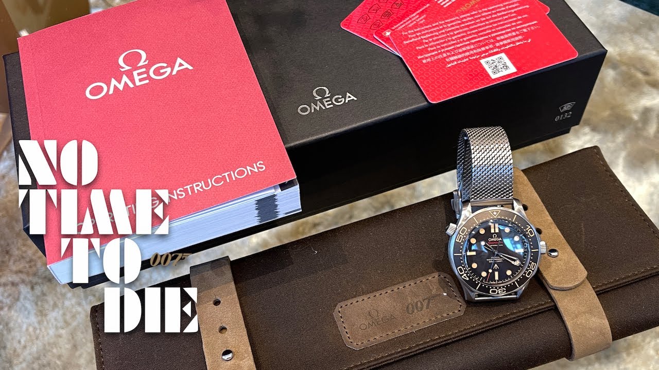 Unboxing & Review Omega Seamaster 300 professional James Bond 007 No time to die 210.90.42.20.01