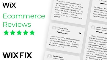 Wix Ecommerce Reviews | Wix Fix
