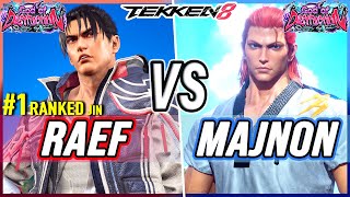 T8 🔥 Raef (#1 Ranked Jin) vs Majnon (Hwoarang) 🔥 Tekken 8 High Level Gameplay