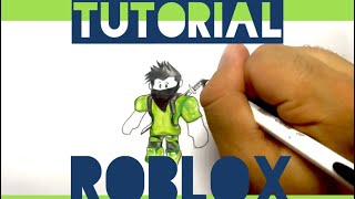 •COMO DESENHAR SUA SKIN DO ROBLOX PELO CELULAR! - Roblox 