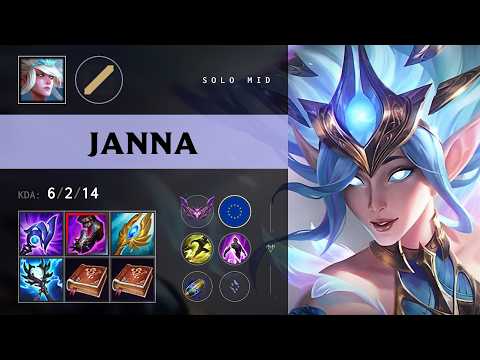 Janna Mid vs Ambessa - EUNE Master Patch 26.13