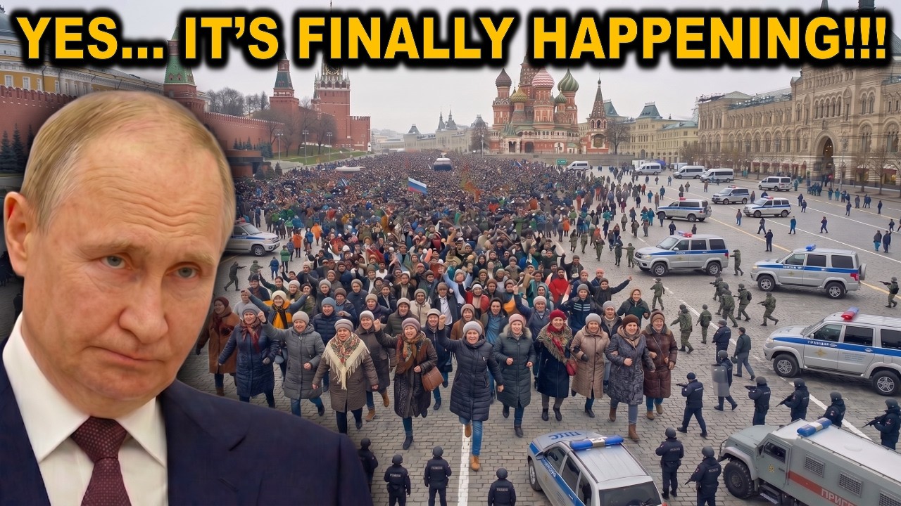 Russians REBEL Against Putin: Moscow Streets Brink of Chaos as Russians DEMANDING Putin to Resign
