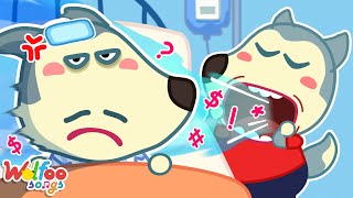 Don't Be Noisy Song 🔇 Good Manners at the Hospital 🤨 Funny Kids Songs & Nursery Rhymes @wolfoosong