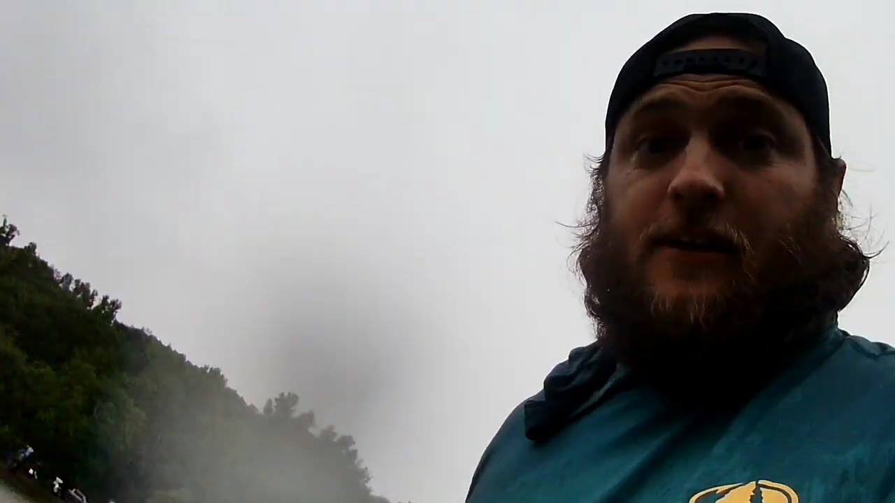 Fishing Hillmans Ferry Dock Rainy Memorial Day Weekend #bigbass #memorialday #bass #rainyday #camp