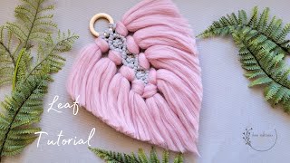 Makramee leht/Macrame Leaf Wall Hanging Tutorial by Ilona Makramee 232 views 4 months ago 13 minutes, 8 seconds