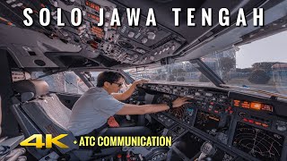 JAKARTA [CGK] - SOLO [SOC] // COCKPIT VIEW BOEING 737 900ER