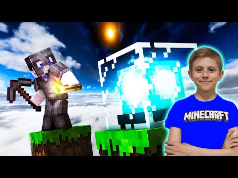Майнкрафт ОДИН БЛОК выживание и сражение с ДРАКОНОМ! Minecraft ONE BLOCK