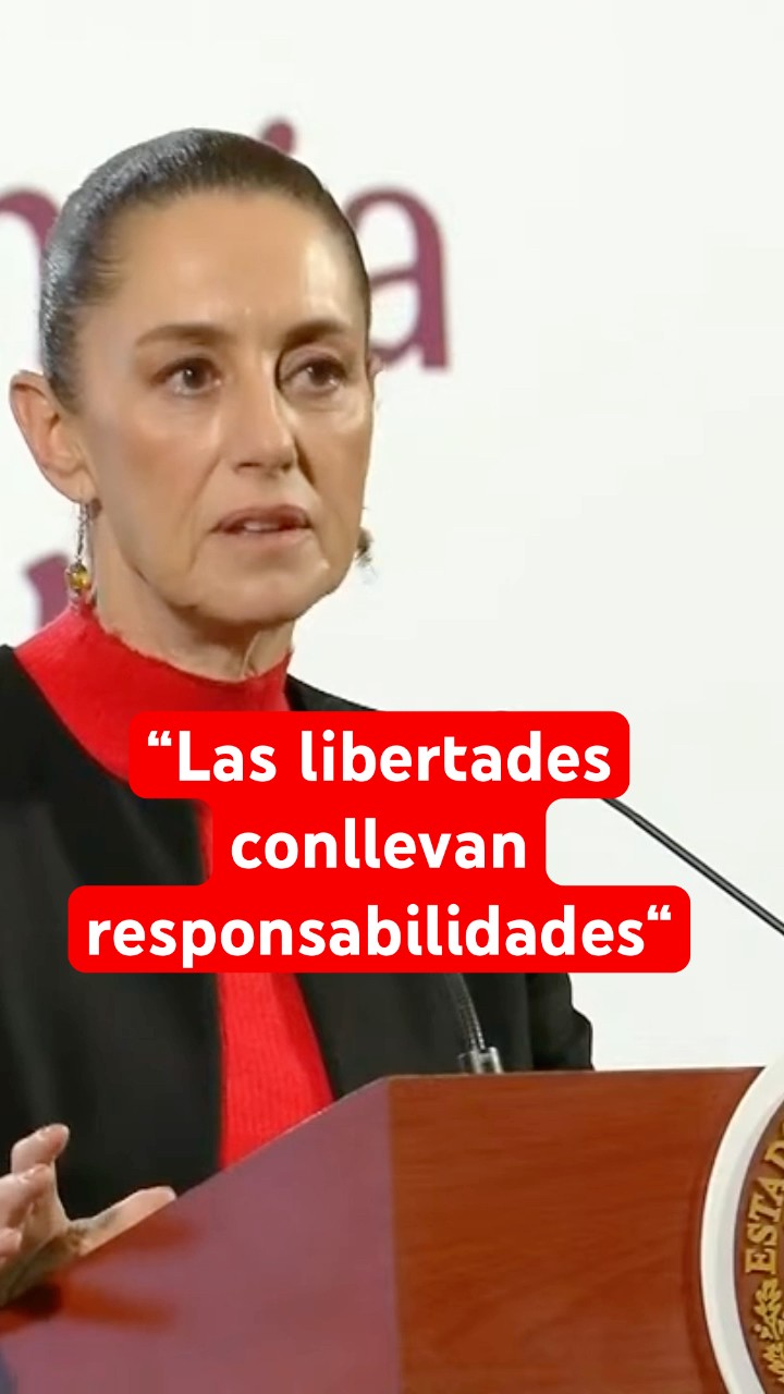 Sheinbaum rechaza amenazas del gobernador de SLP y pide a los medios información verídica #shorts